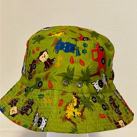 Childrens Bucket Hat SafariAnimal Print New Without Tags - Picture 1 of 2